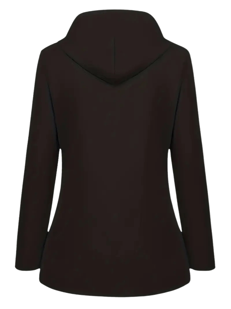 Eveloria Damen Winterjacke Vattentät Schwarz - Eveloria