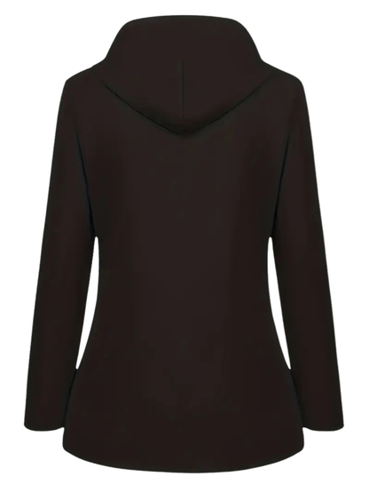 Eveloria Damen Winterjacke Vattentät Schwarz - Eveloria