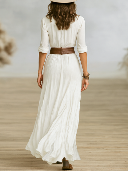 Damen Maxikleid Elegant Lang Britta