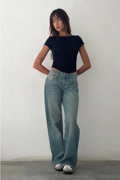 Damen Stretch Jeans Lang