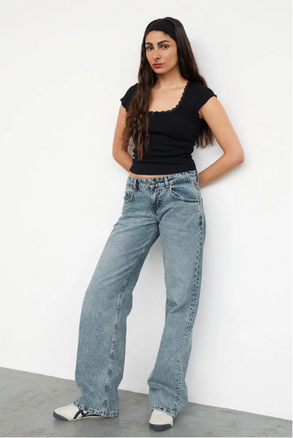 Damen Stretch Jeans Lang