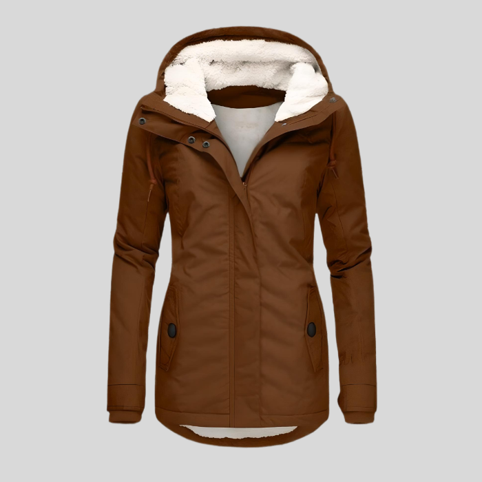 Damen Winterjacke Mit Kapuze Warm