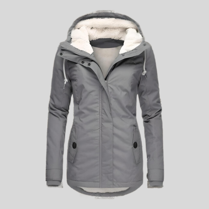 Damen Winterjacke Wasserdicht Warm Kapuze