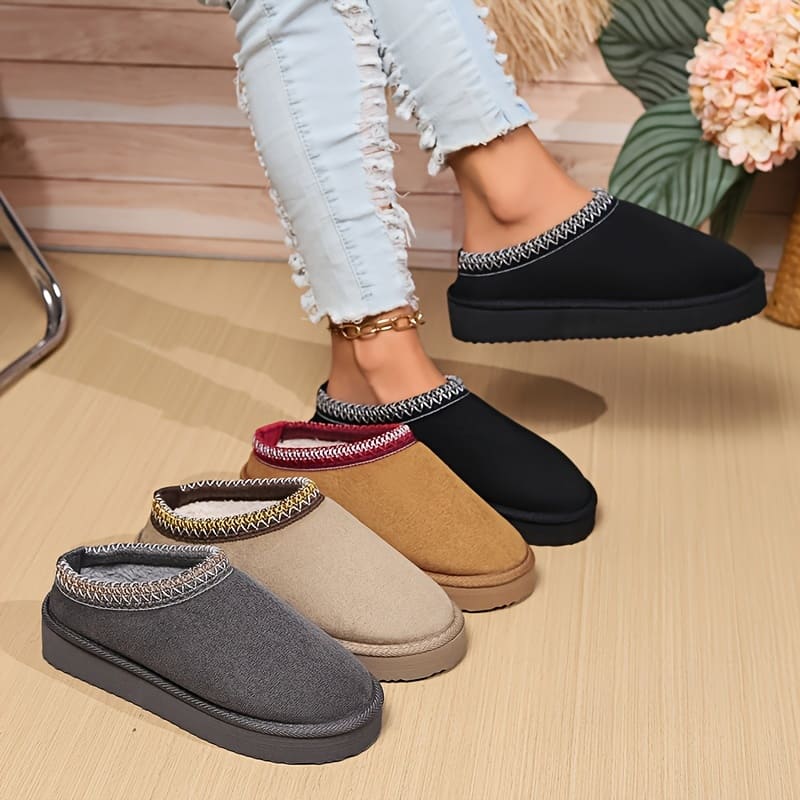 Damen Hausschuhe Mules Atmungsaktives Design Rutschfeste Sohle - Eveloria