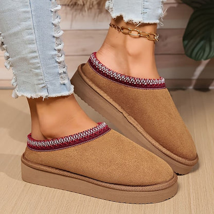 Damen Hausschuhe Mules Atmungsaktives Design Rutschfeste Sohle