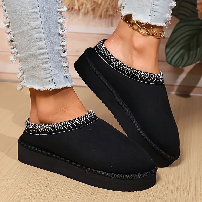 Damen Hausschuhe Mules Atmungsaktives Design Rutschfeste Sohle