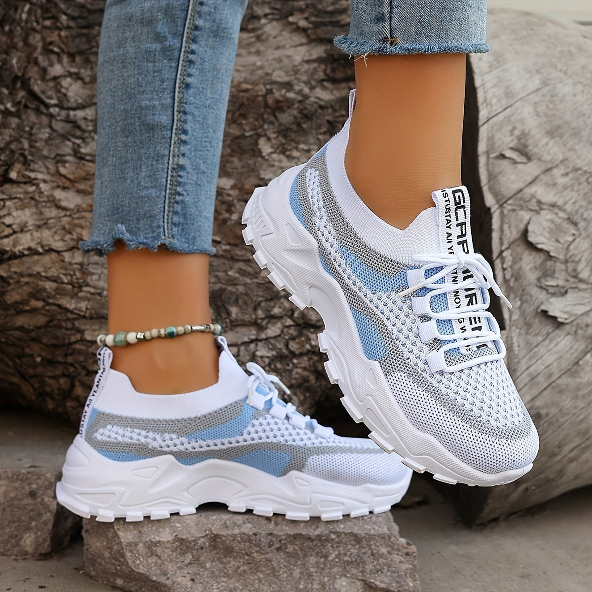 Eveloria Damen Ergonomische Sneaker Gemütlich