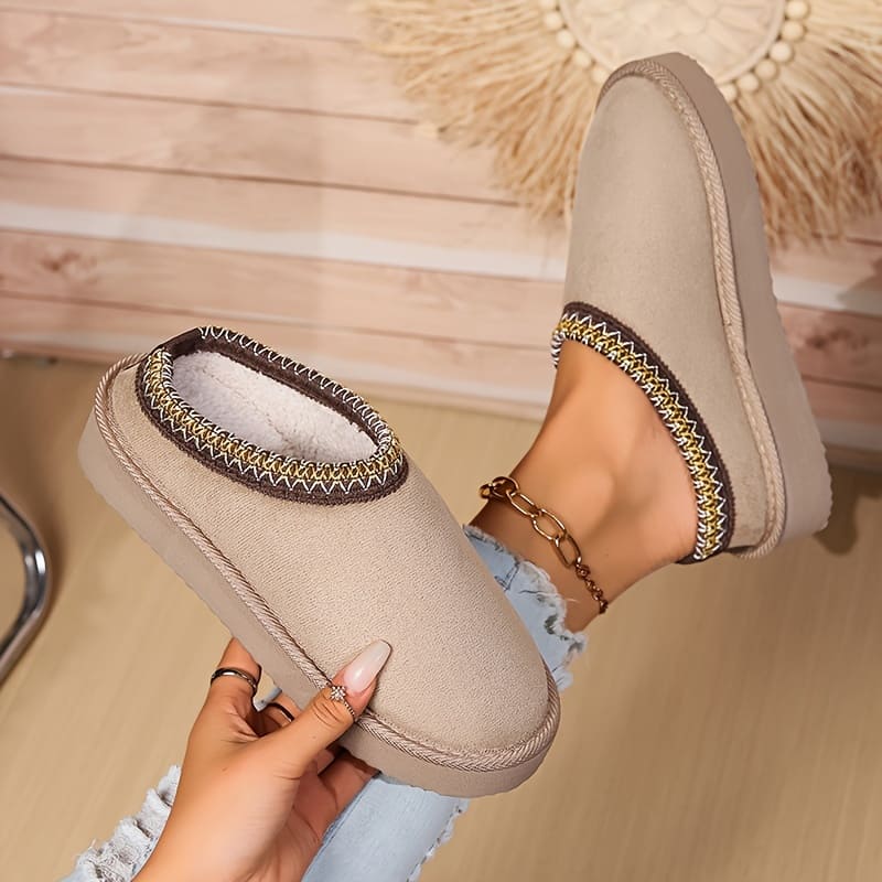 Damen Hausschuhe Mules Atmungsaktives Design Rutschfeste Sohle