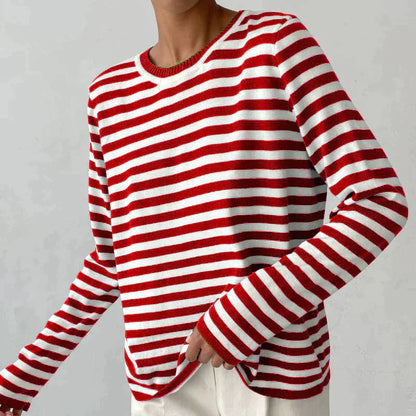 Damen Oberteil Stilvoll Baumwolle Elegant Weiß