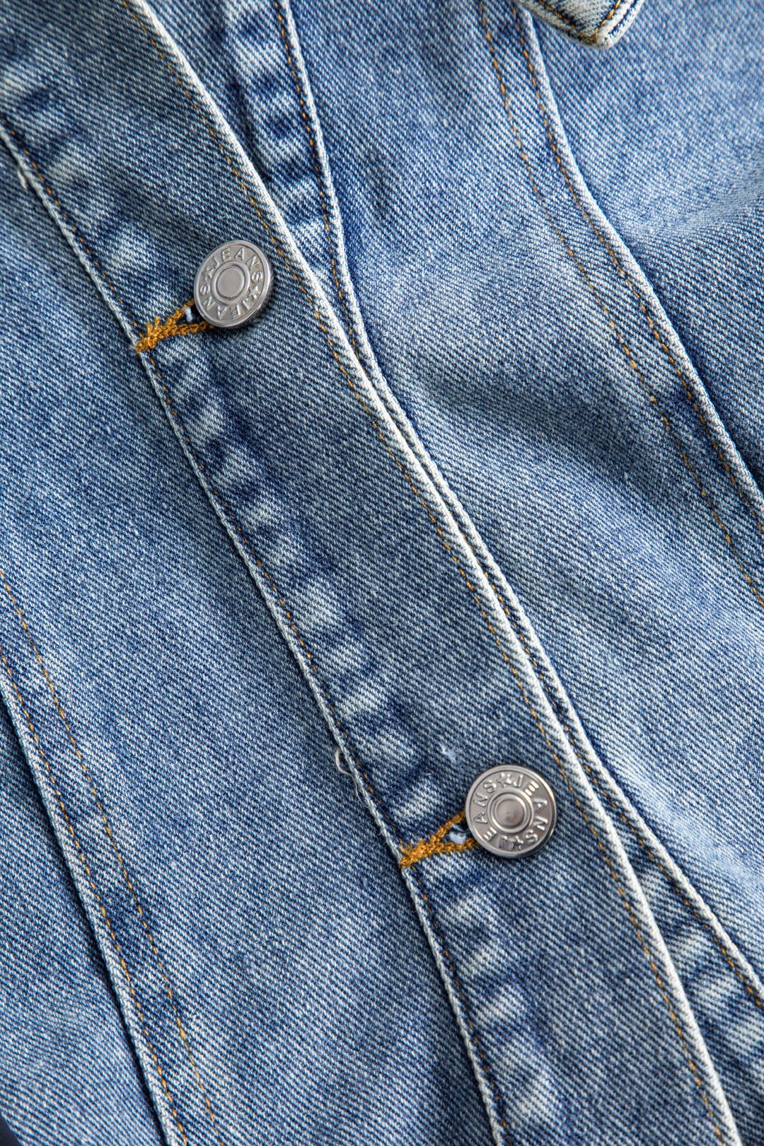 Patchwork-Jacke Damen Denim Nylon Lässig Individuell