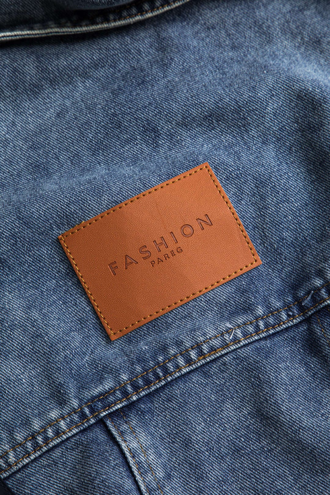 Patchwork-Jacke Damen Denim Nylon Lässig Individuell