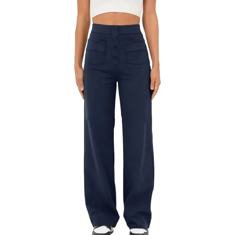 Damen Hochtaillierte Hosen