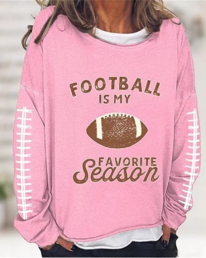 Eveloria Damen Sweatshirt Baumwollmischung Lockere Passform