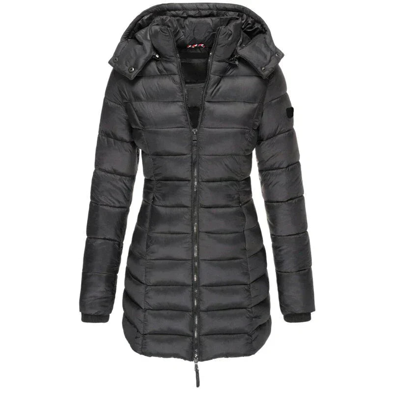 Damen Daunenjacke Mit Kapuze Marley - Eveloria