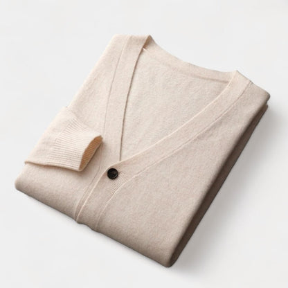 Herren Cardigan Gestrickt Klassisches Knopfdesign Leichtgewicht