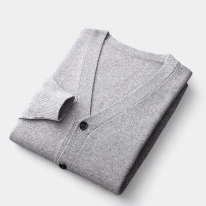 Herren Cardigan Strick Leichtgewichtig Klassisch