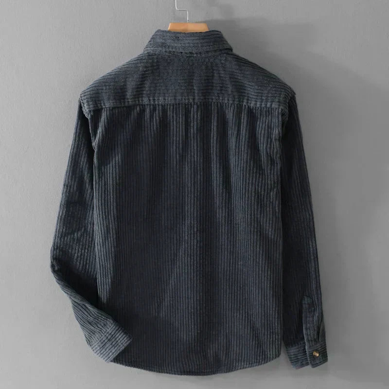 Eveloria Herren Cordjacke Lange Ärmel - Eveloria