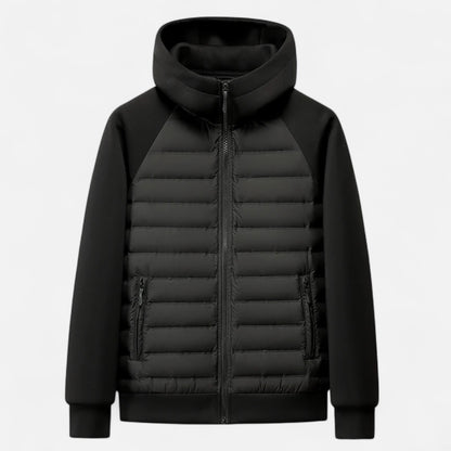 Herren Daunenjacke Gesplittetes Steppmuster Winter