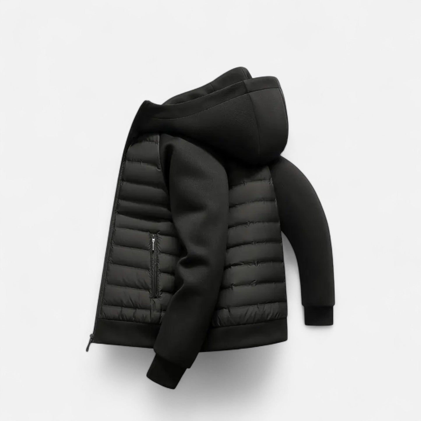Herren Daunenjacke Gespleißtes Steppmuster Winter