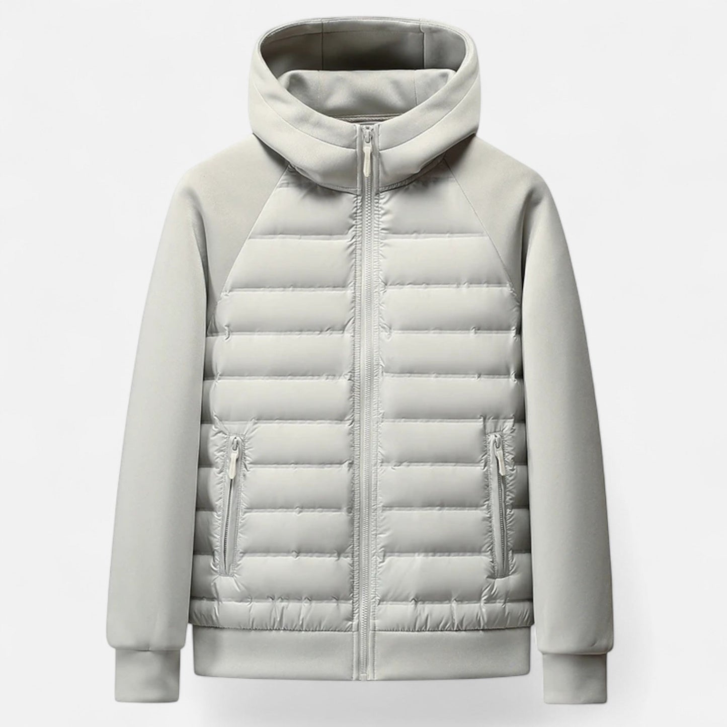 Herren Daunenjacke Gespleißtes Steppmuster Winter