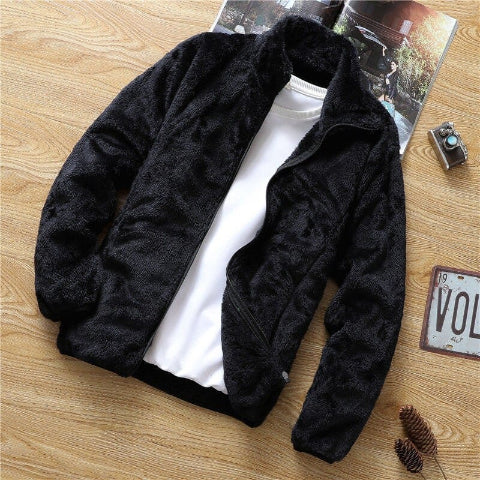 Eveloria Herren Fleecejacke Slim Fit Winter