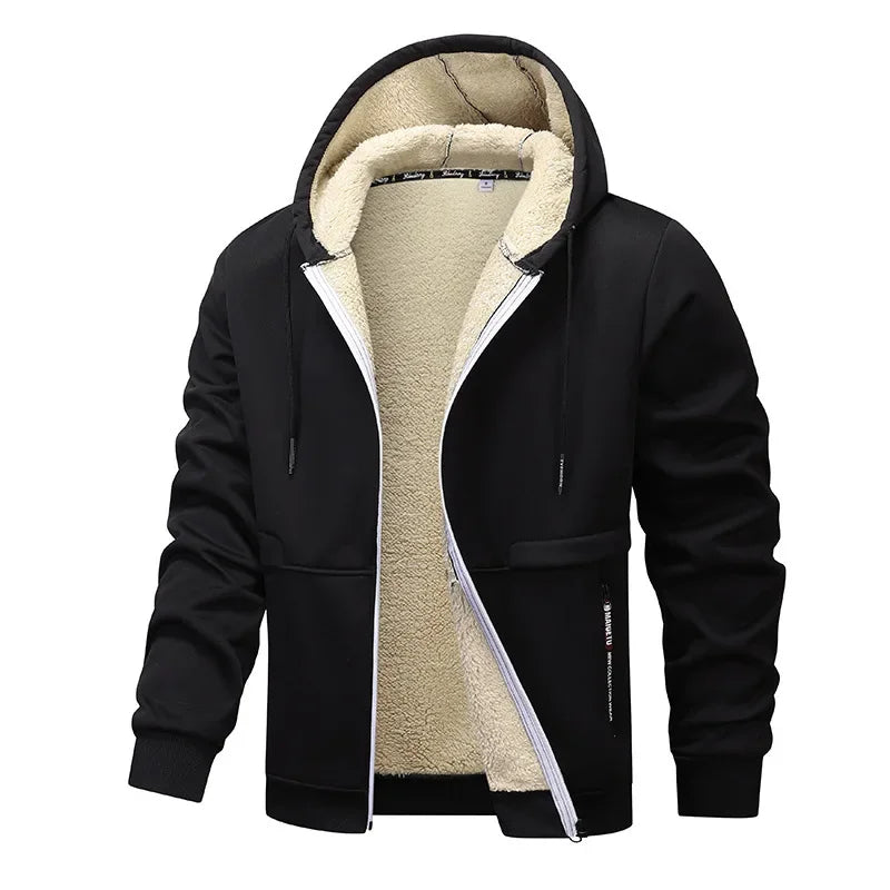 Eveloria Herren Winterfleecejacke Wasserabweisend