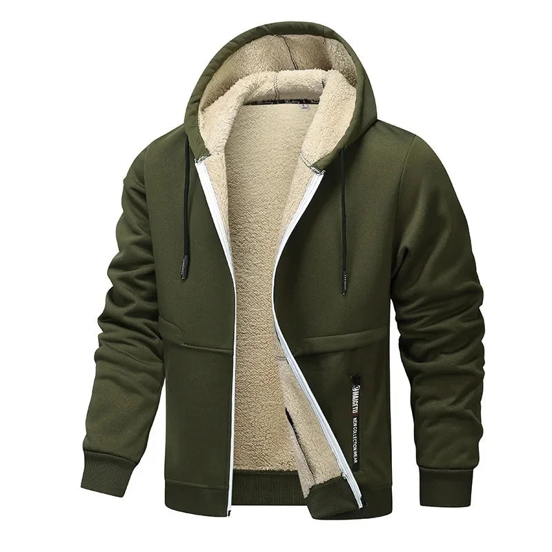 Eveloria Herren Winterfleecejacke Wasserabweisend