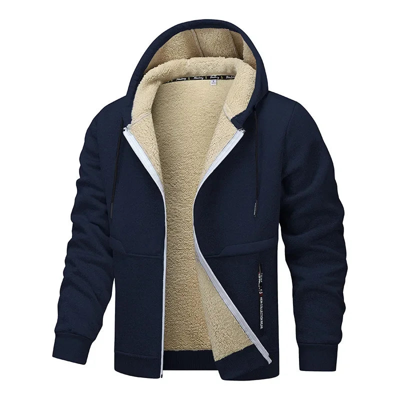 Eveloria Herren Winterfleecejacke Wasserabweisend