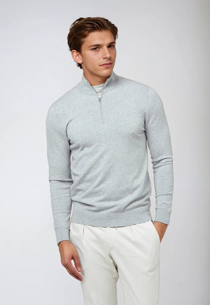 Hagen Herren Pullover Lässig Reißverschluss