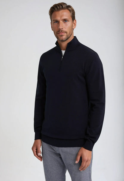 Hagen Herren Pullover Lässig Reißverschluss
