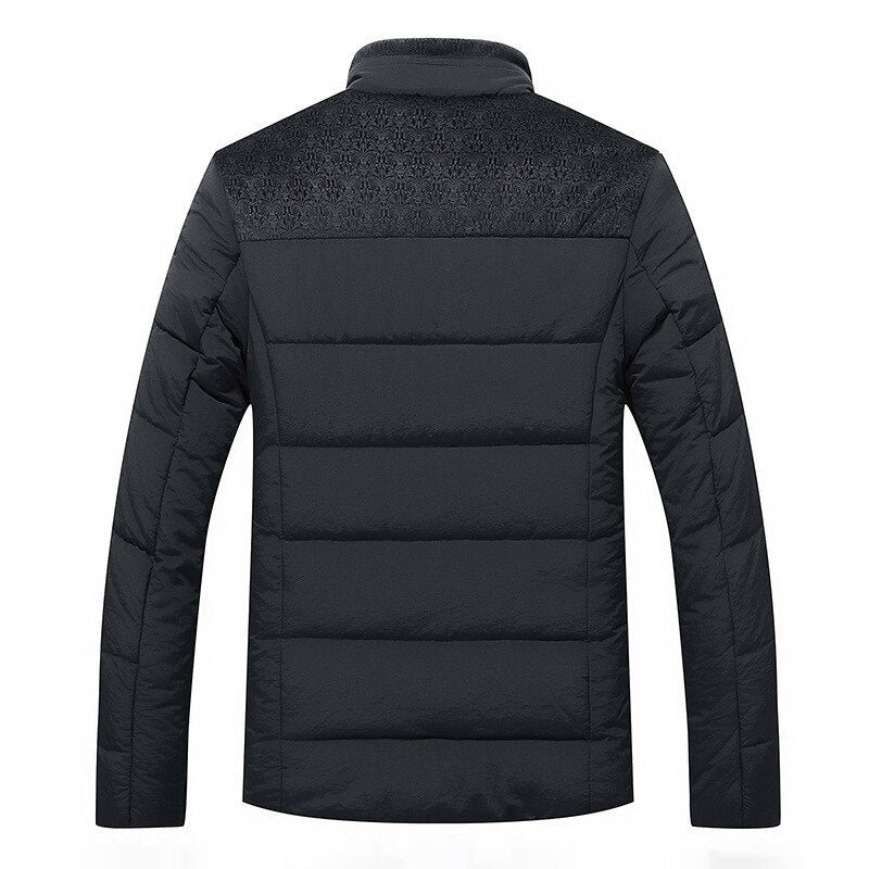 Herren Wintersteppjacke Winddicht Modern