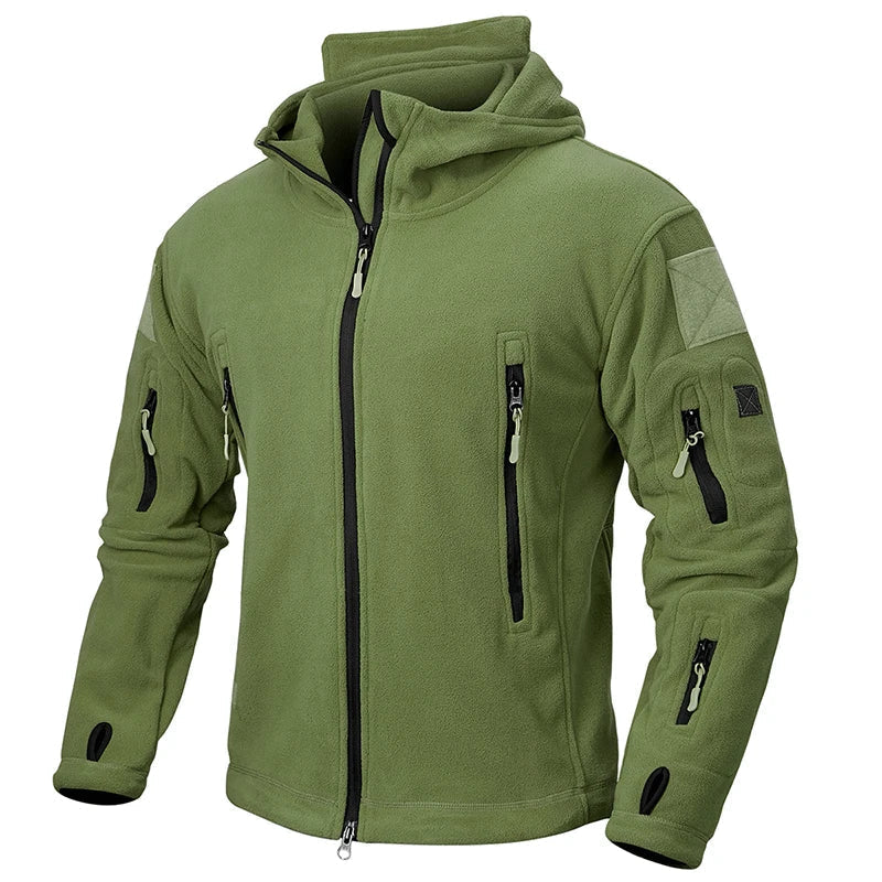 Eveloria Herren Softshell-Jacke Wasserabweisend Abnehmbarer Kapuze