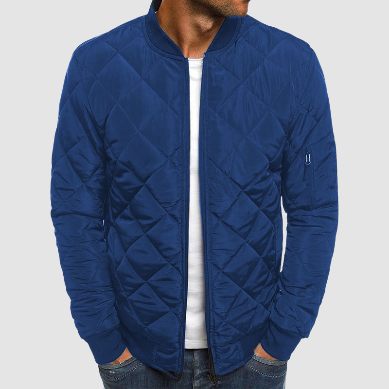 Herren Winterjacke Gesteppt Warm