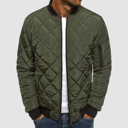 Herren Winterjacke Gesteppt Warm