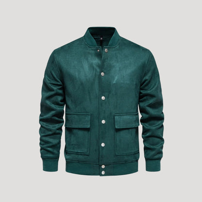 Herren Lederjacke Bomber Winterjacke