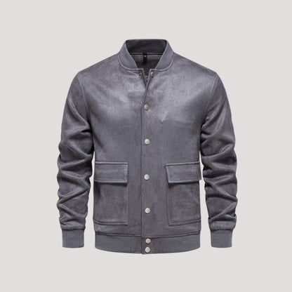 Herren Lederjacke Bomber Winterjacke