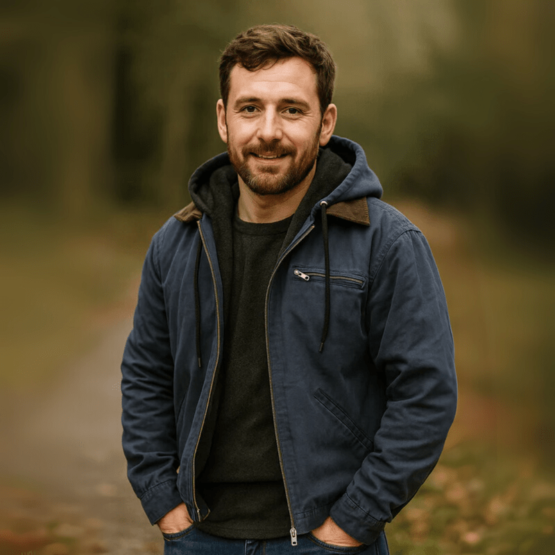Herren Lederjacke Winter Kapuze Reißverschluss