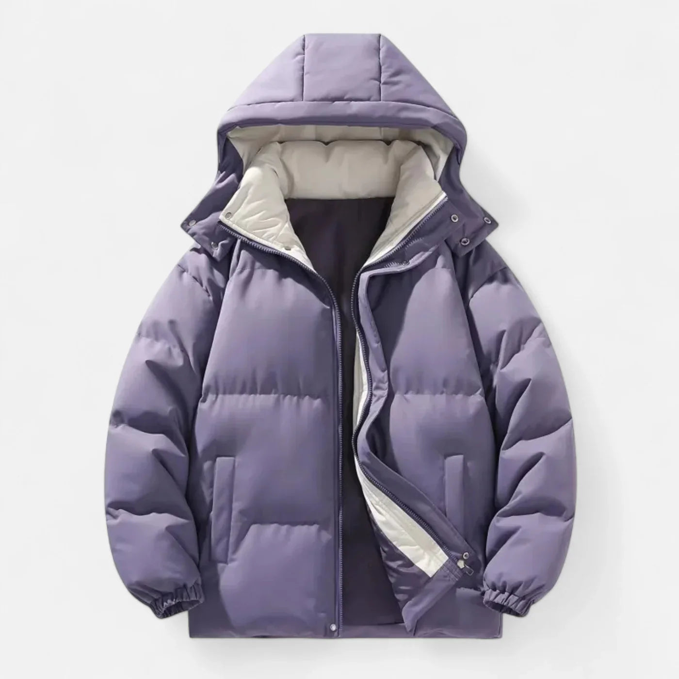 Herren Daunenjacke Mit Kapuze Oversized