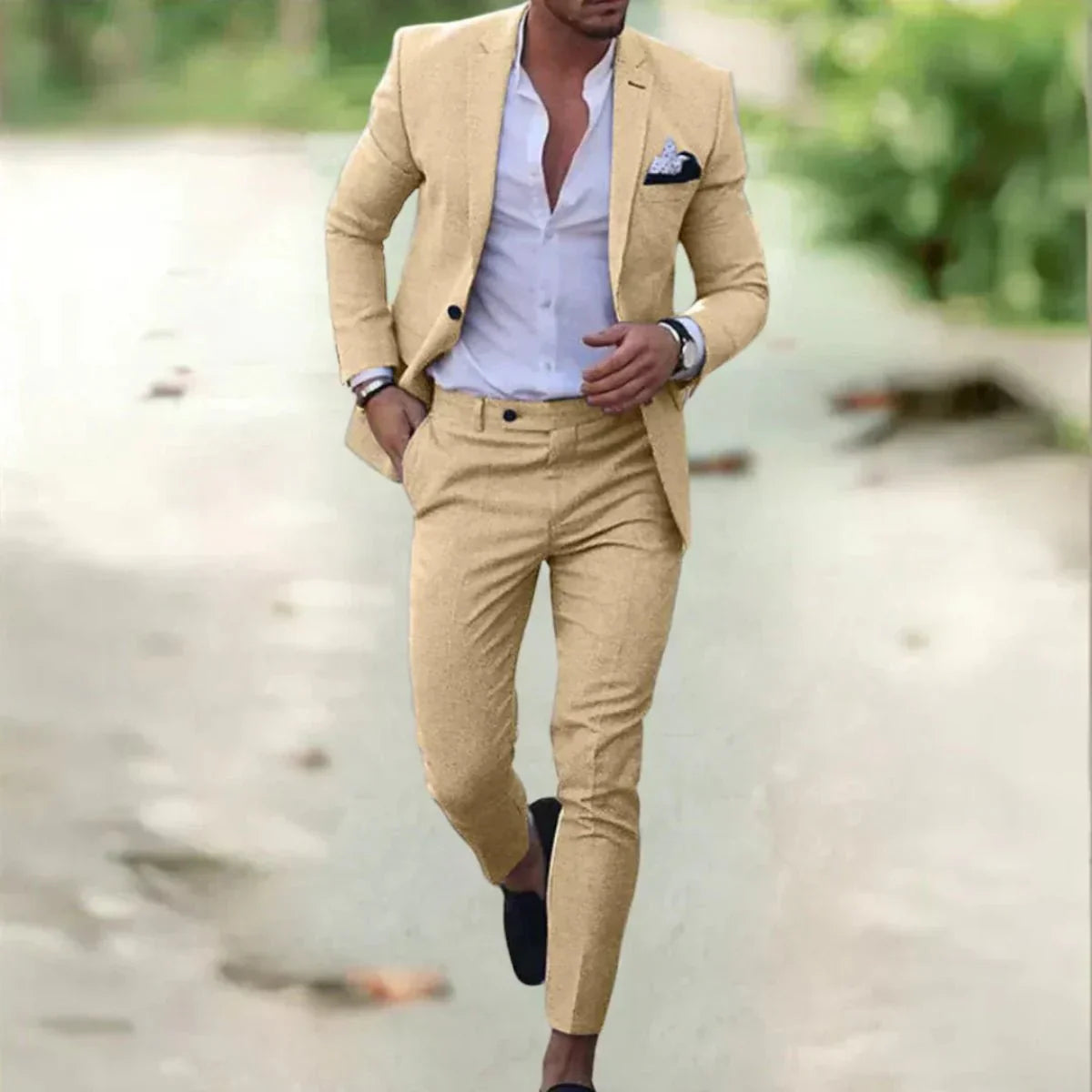 Herren Hochzeitsanzug Set Formal