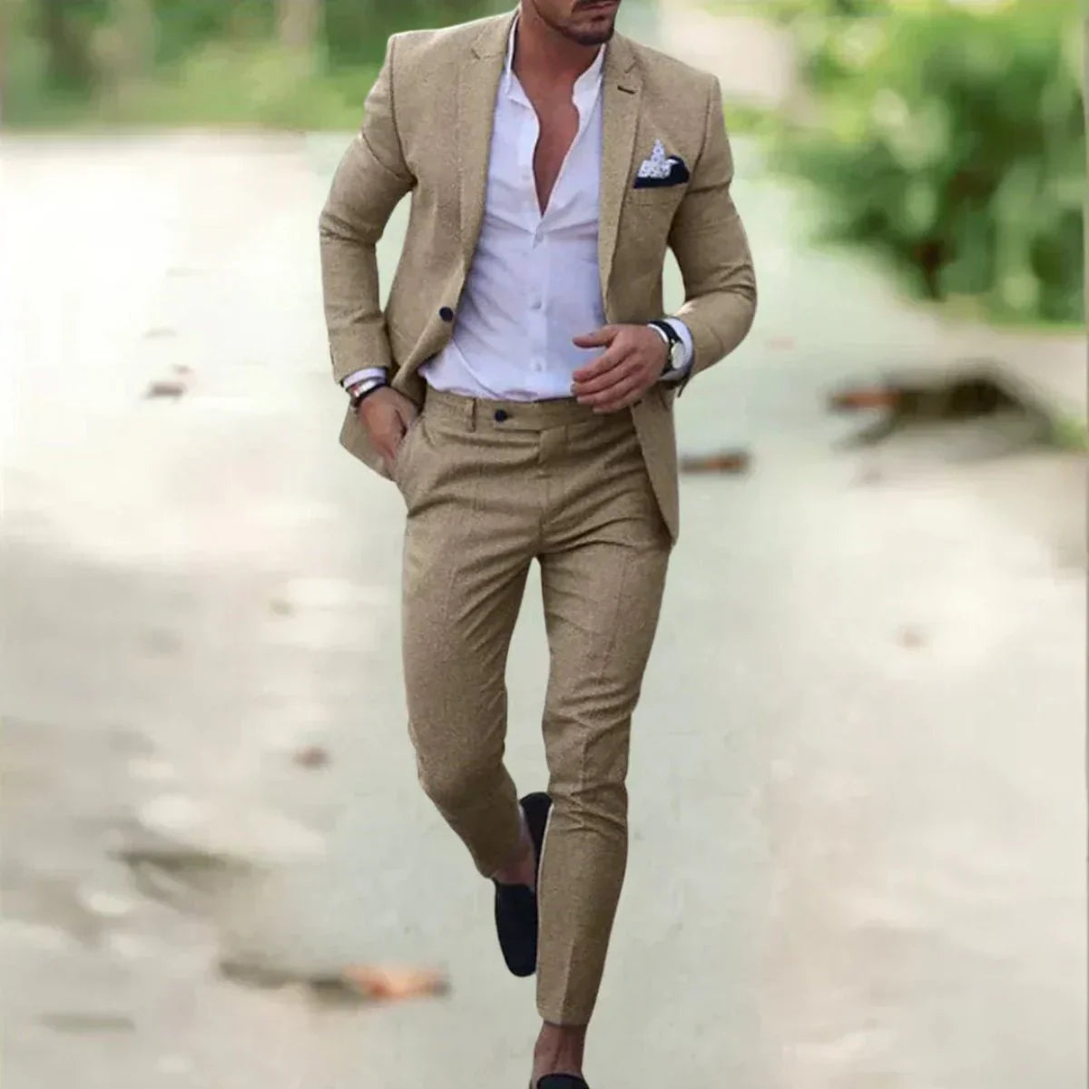 Herren Hochzeitsanzug Set Formal