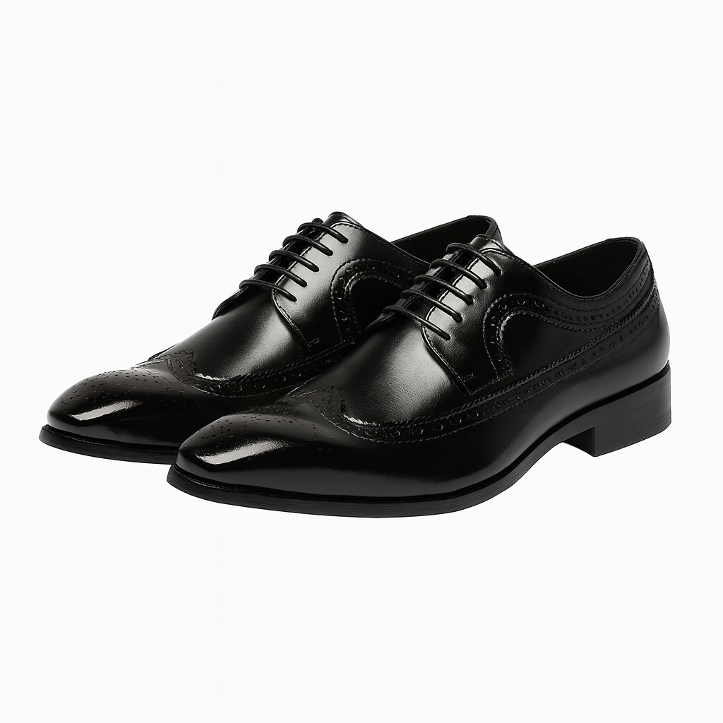Herren Brogue Oxford Schuhe Klassisches Leder