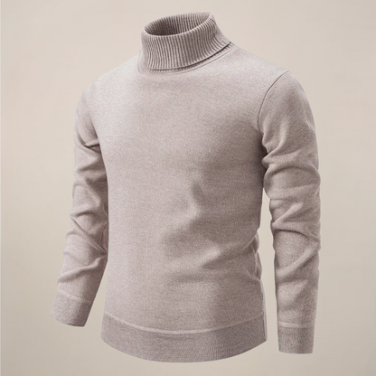 Herren Rollkragenpullover Frühling Merino
