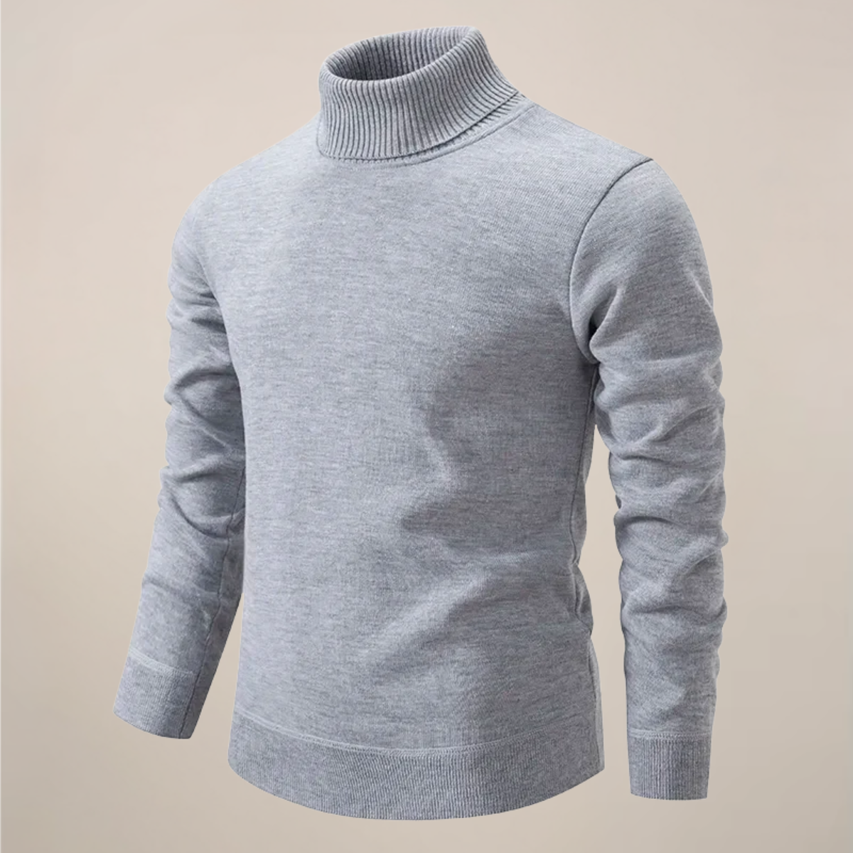 Herren Rollkragenpullover Frühling Merino