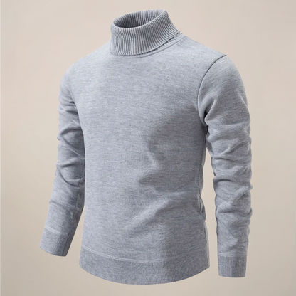 Herren Rollkragenpullover Frühling Merino