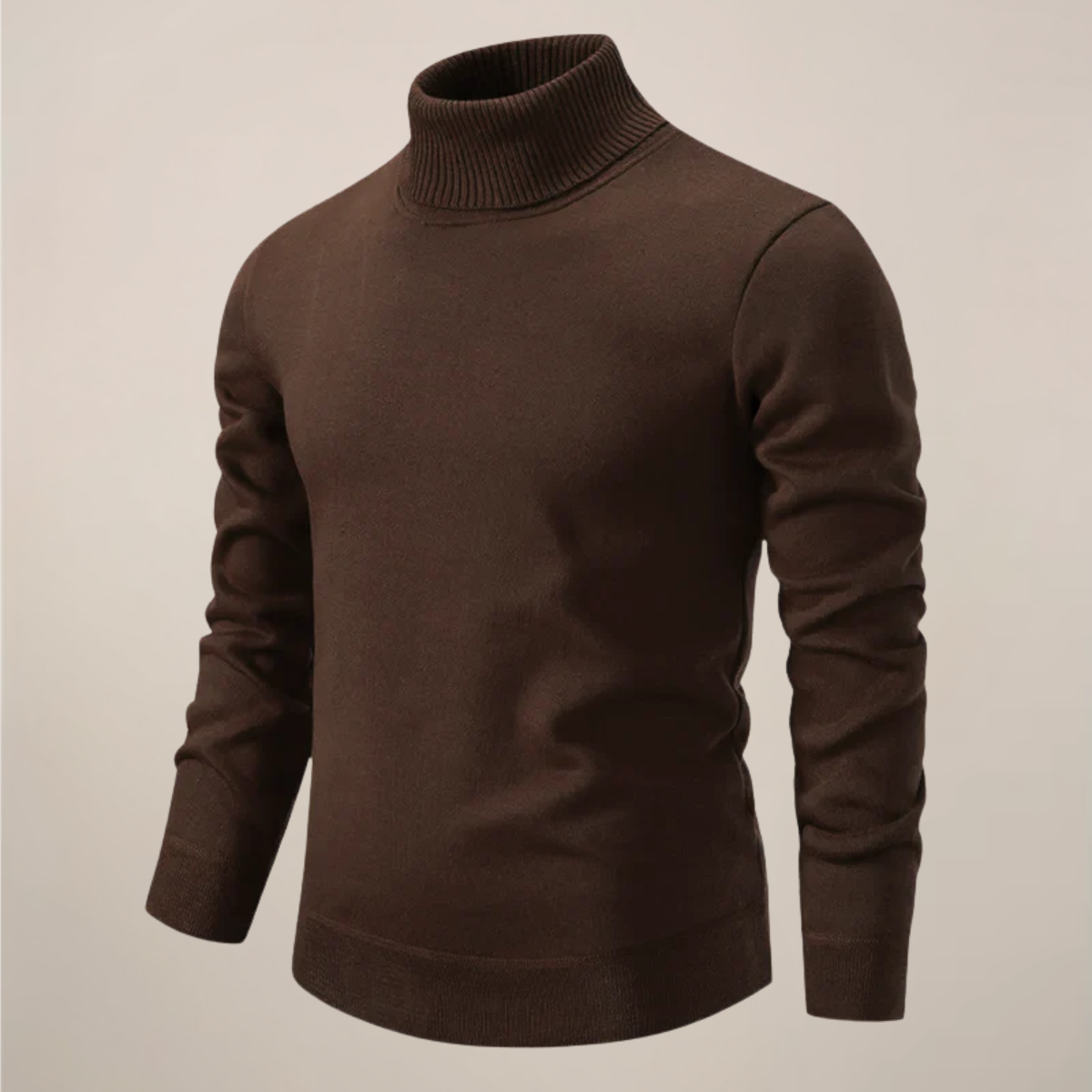 Herren Rollkragenpullover Frühling Merino