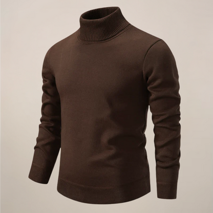 Herren Rollkragenpullover Frühling Merino