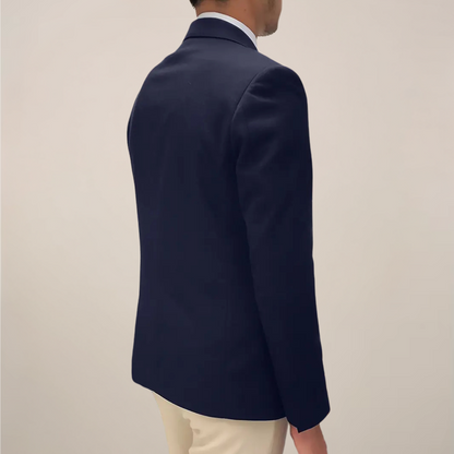 Herren Maßgeschneiderter Blazer Frühjahr Blau