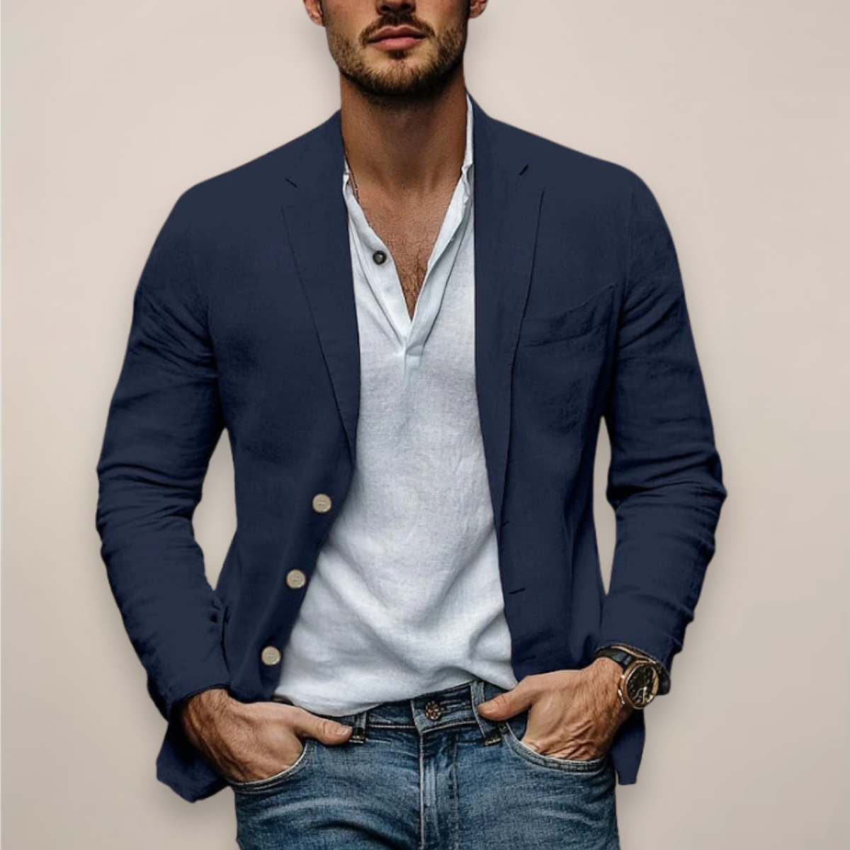 Herren Blazer Sommer Modern Lutz