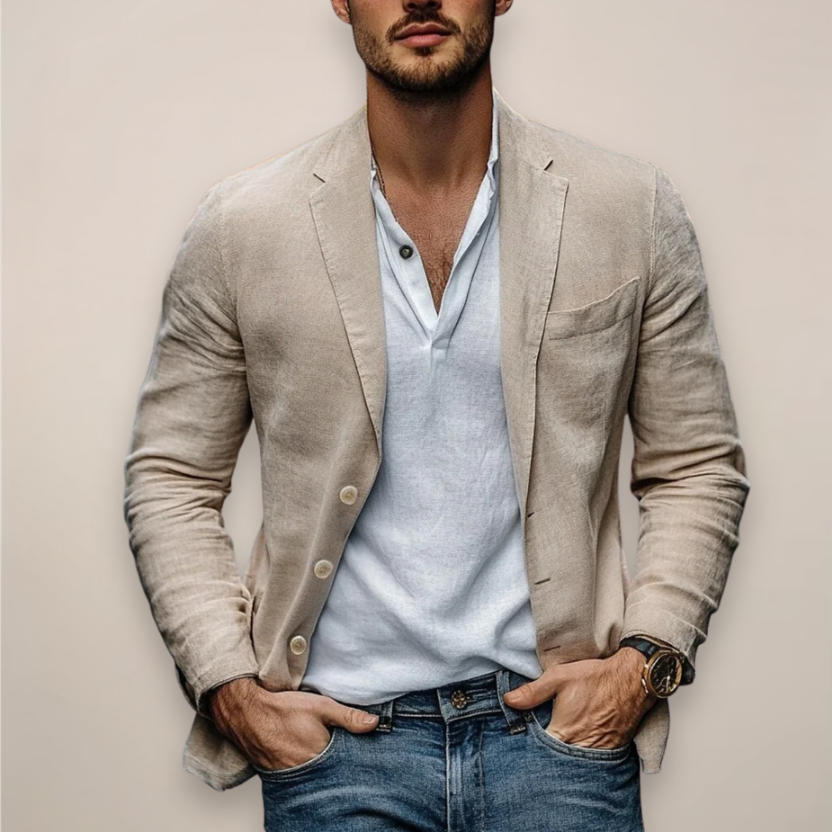 Herren Blazer Sommer Modern Lutz - Eveloria