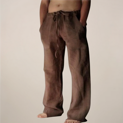 Herren Freizeithose Weite Locker Sitzend Beige